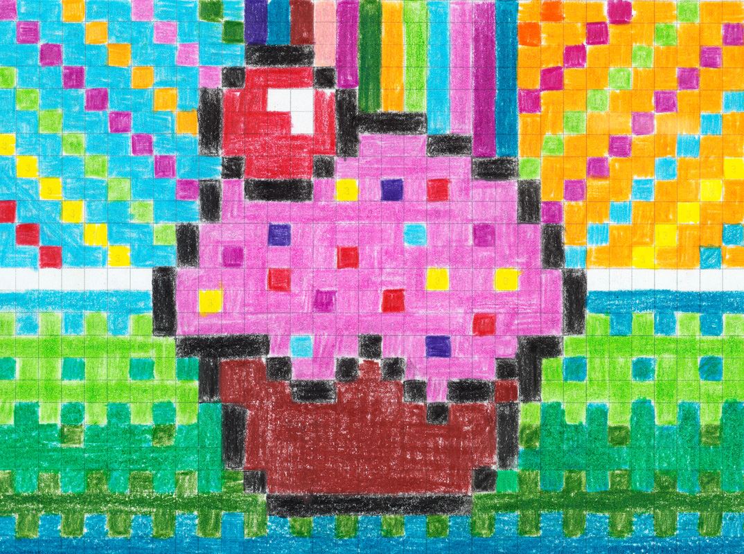 Cupcake pixel-it