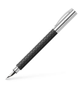 Faber-Castell - Ambition 3D Leaves fountain pen, M, black