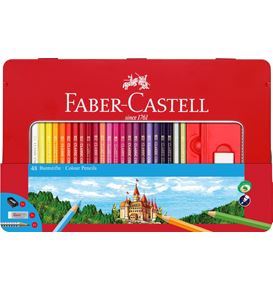 Faber-Castell - Classic Colour colour pencils, tin of 48