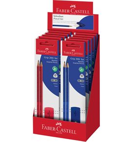 Faber-Castell - Grip 2001 graphite pencil set, B, 3 pieces