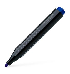Faber-Castell - Grip Marker Permanent, round tip, blue