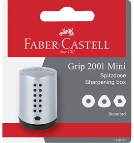 Faber-Castell - Grip Mini sharpening box, set of 1, silver