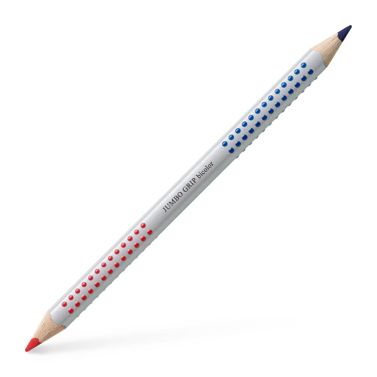 Faber-Castell - Jumbo Grip bicolor for hyphenation & correction, red/blue