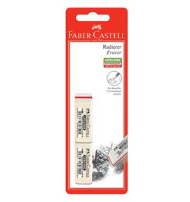 Faber-Castell - 7008-40 latex-free eraser, set of 2