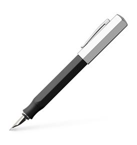 Faber-Castell - Ondoro graphite black fountain pen, EF, black