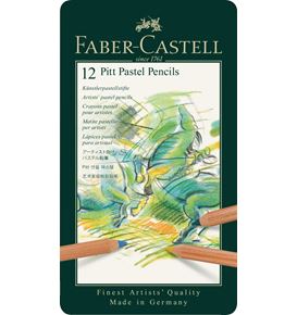 Faber-Castell - Pitt Pastel pencil, tin of 12