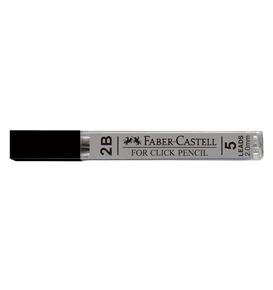 Faber-Castell - 1328 fineline lead, 2B, 2.0 mm for Click mechanical pencil