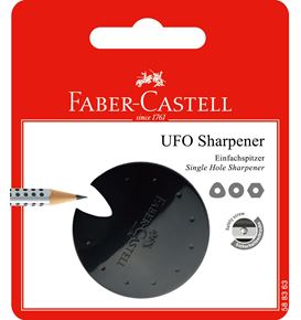 Faber-Castell - Ufo sharpener, red/blue/black, sorted, set of 1